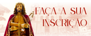 Esse é o banner para inscrever-se na Romaria